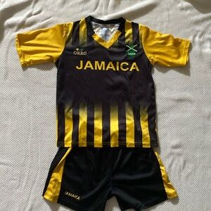 Boys, size M, Jamaica soccer kit